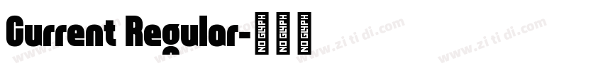 Current Regular字体转换